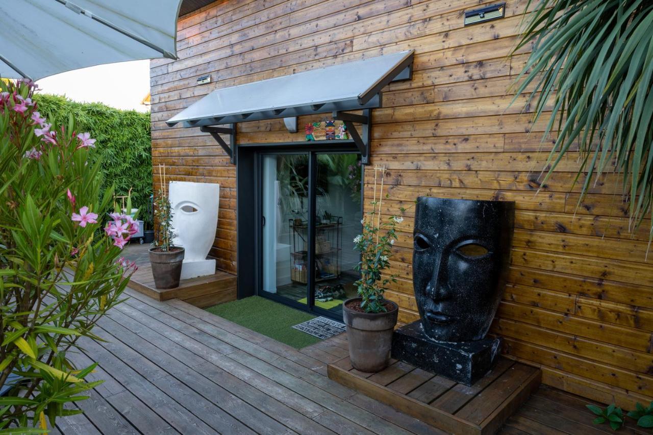 Ferienwohnung Les Petits Bambous Gujan-Mestras Exterior foto